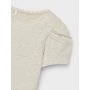 name it Basic T-Shirt Spitze natur melange