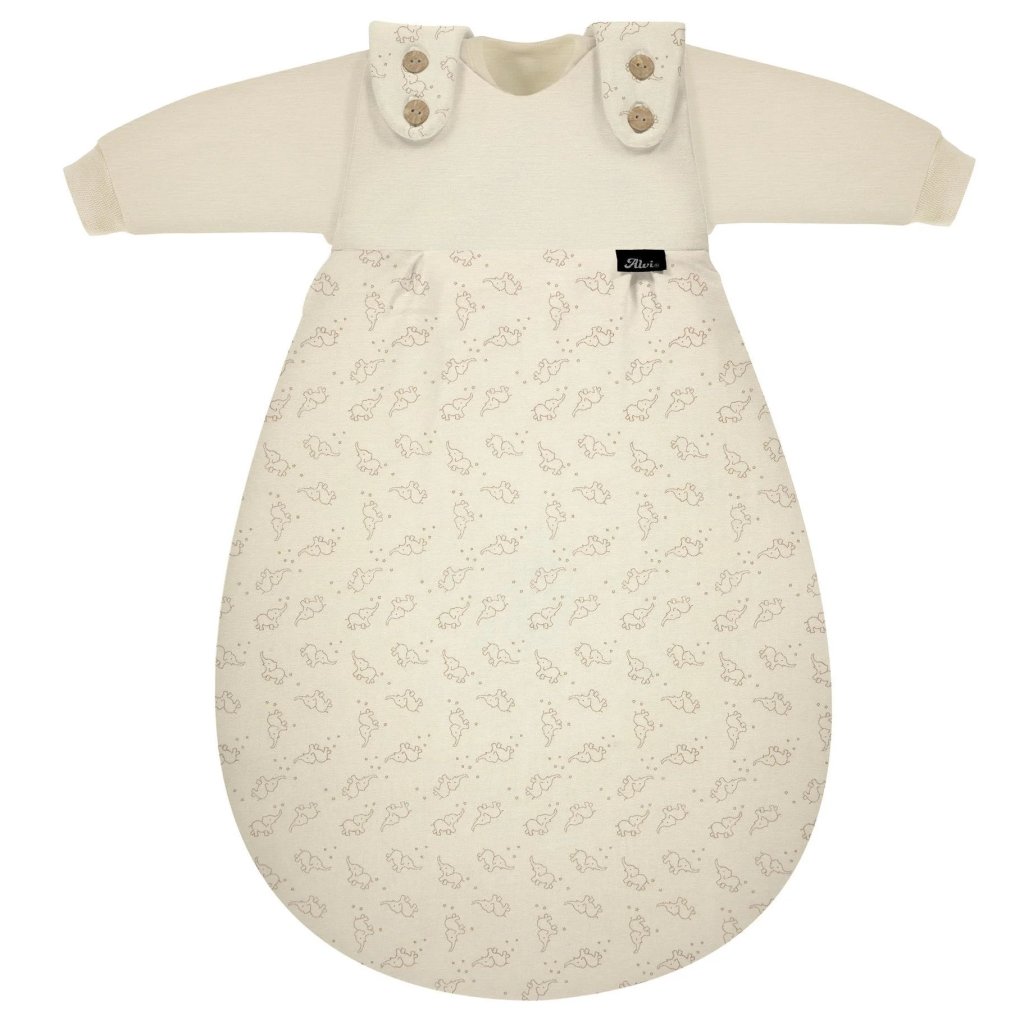 Alvi Baby-Mxchen Bio Schlafsack 3-teilig Elefant Sterne | my lovely