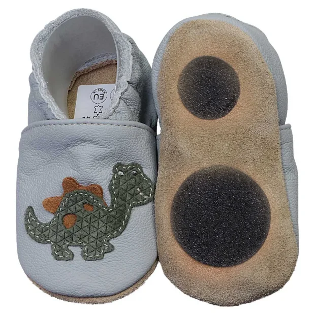 Hobea Lauflernschuhe - Dino grau