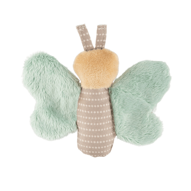 Baby-Greifling Schmetterling petrol grün