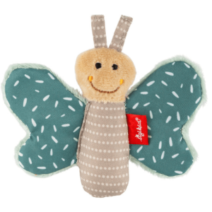 Baby-Greifling Schmetterling petrol grün