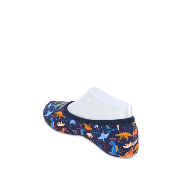 Beck Turnschläppchen Dinosaurier blau