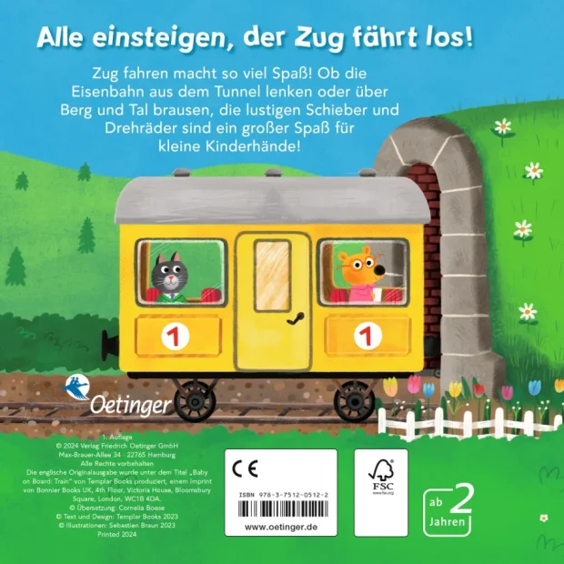 Oetinger Buch Komm wir fahren Zug