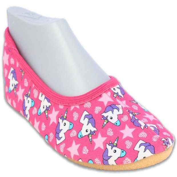 Beck Turnschläppchen Einhorn pink