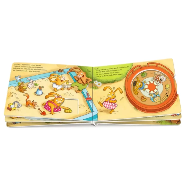 Oetinger Buch Wenn sieben kleine Hasen tobend übern Spielplatz rasen