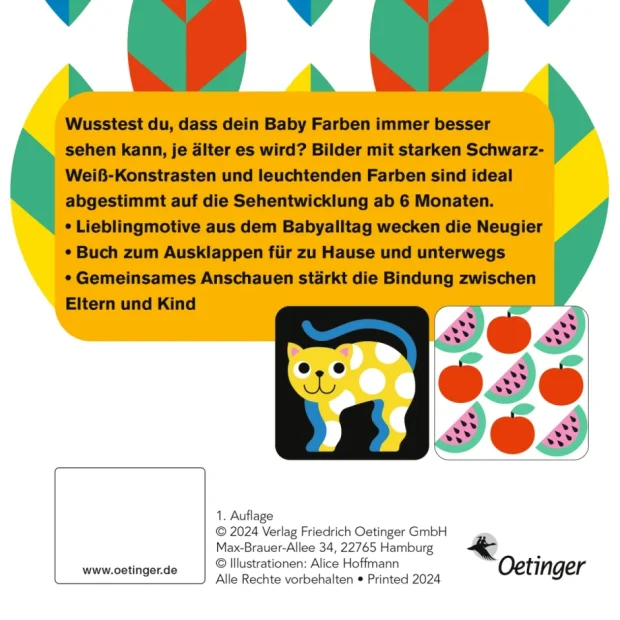 Oetinger Buch Erste Bilder für Babyaugen 6-9 Monate