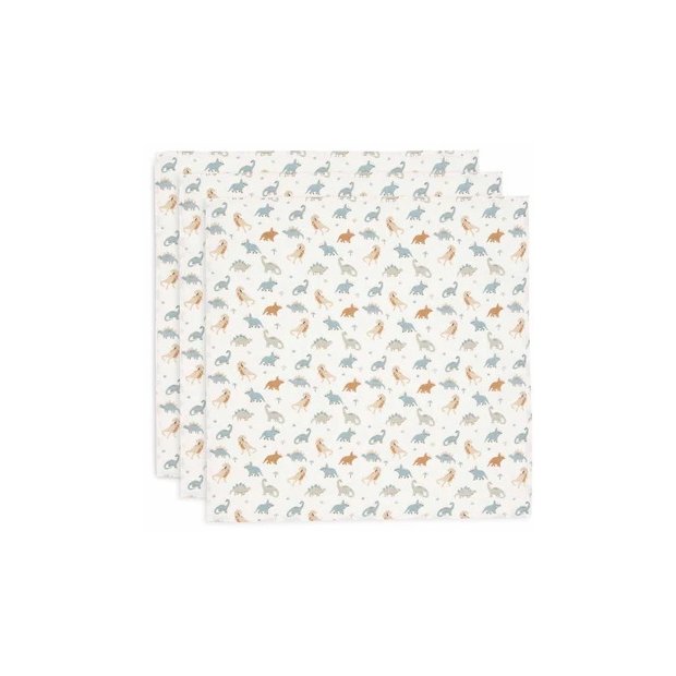 Jollein Baby Mulltuch 3er-Set Dino
