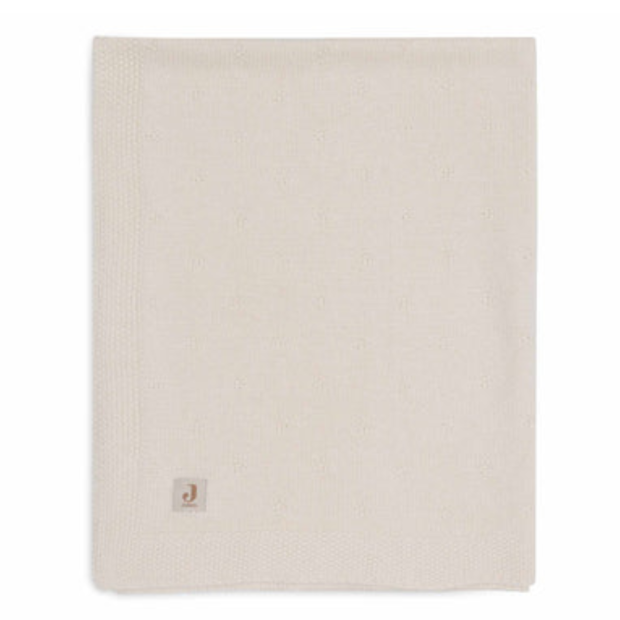 Decke 100 x 150 cm Cosy Knit - Ivory von Jollein