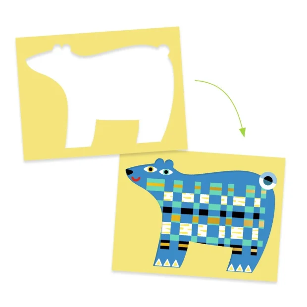 Djeco Basteln 3-6 Flechtpapier
