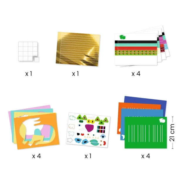 Djeco Basteln 3-6 Flechtpapier