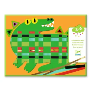 Djeco Basteln 3-6 Flechtpapier