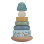 Little Dutch Holz Stapelturm mit Ringen Forest Friends