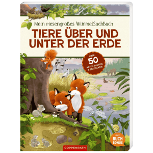 Coppenrath Wimmel Such Buch Tiere über und unter der...
