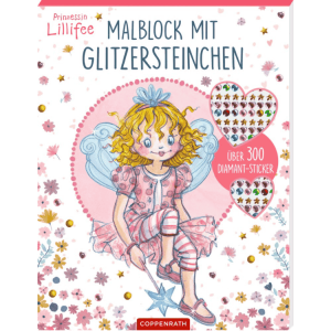 Coppenrath Malblock mit Glitzersteinchen Prinzessin Lillifee