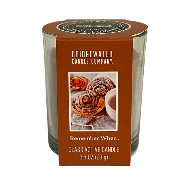 Bridgewater Candle Company Soja Votive Duft Kerze im Glas Remember When