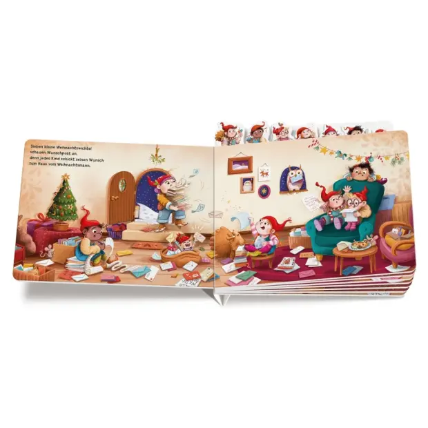 Oetinger Kinderbuch Sieben kleine Weihnachtswichtel