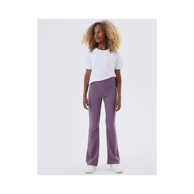 name it Kinder Legging mit Schlag lila