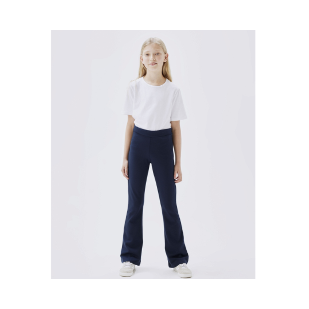 name it Kinder Legging mit Schlag blau