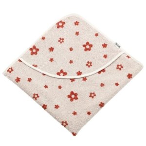 Kapuzenbadetuch Sunny Motiv Blumen, 80x80cm von Sterntaler