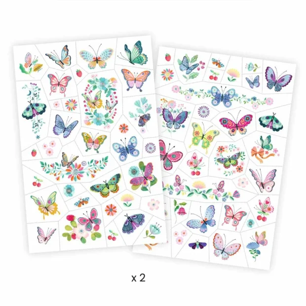 Djeco Tattoos Schmetterlinge