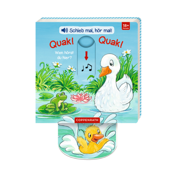 Coppenrath Kinderbuch Schieb mal hör mal Quak Quak Wen hörst du hier  #1