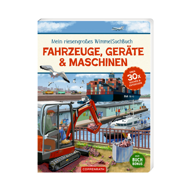 Coppenrath Wimmelbuch Fahrzeuge Geräte Maschinen