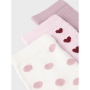 name it Kinder Söckchen 3erPack Herz Punkt rosa